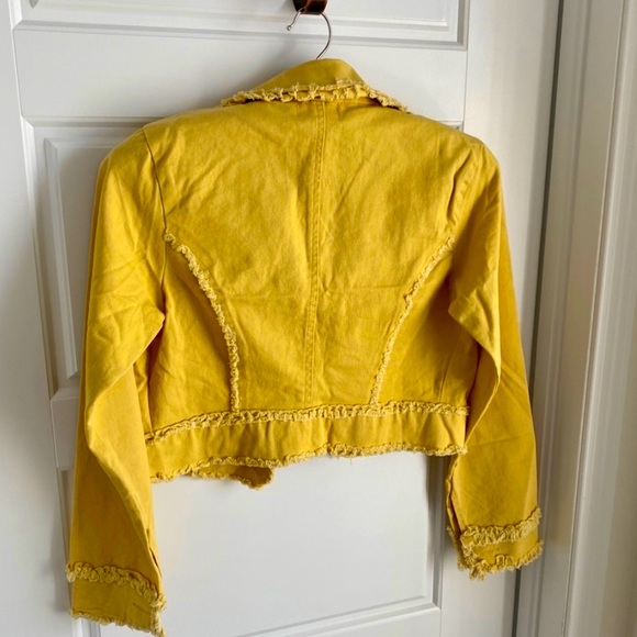 Denim Crop Top Jacket - Picture 2 of 6